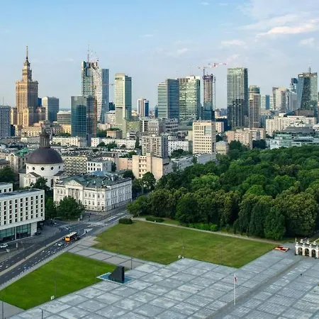Super 2 Wifi 65'tv Netflix Hbo Metro Apartment Warsaw